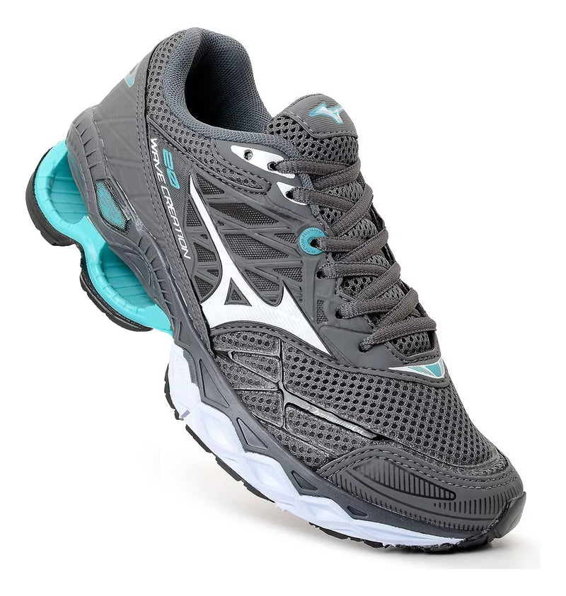 Mizuno Wave Creation 20 – Grafite/Limão