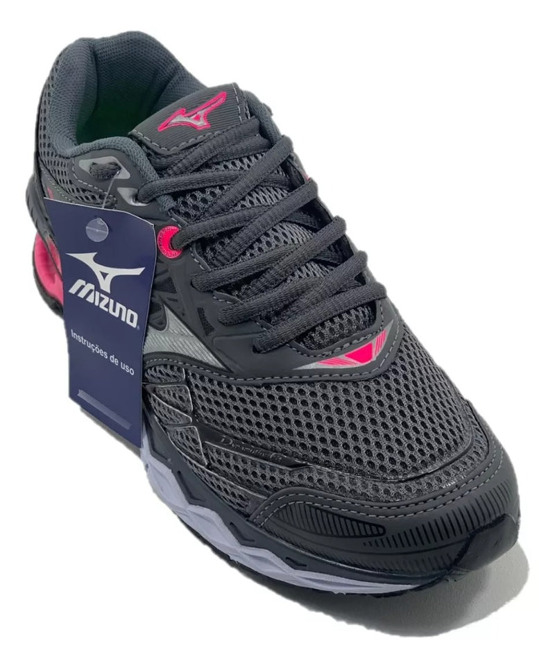 Mizuno Wave Creation 20 – Grafite/Rosa