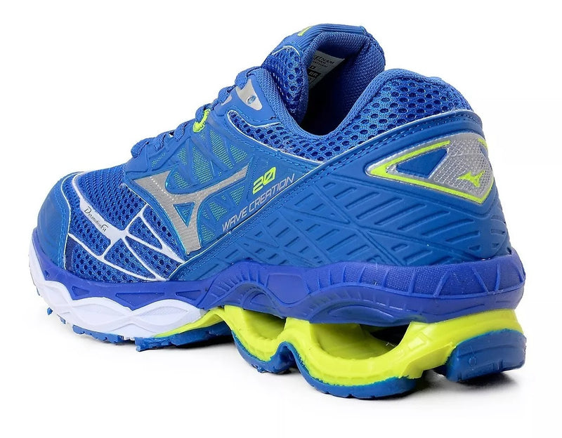 Mizuno Wave Creation 20 – Azul/Limão