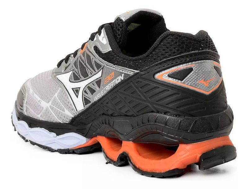 Mizuno Wave Creation 20 – Cinza/Laranja