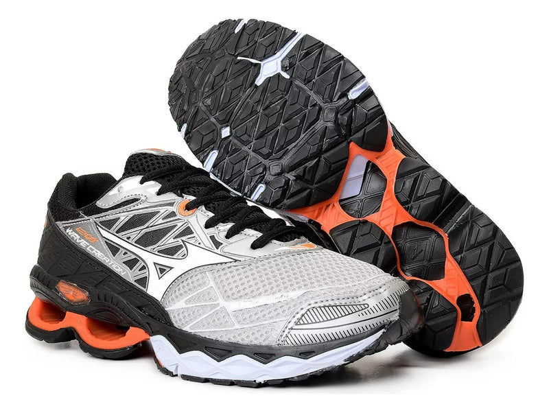 Mizuno Wave Creation 20 – Cinza/Laranja