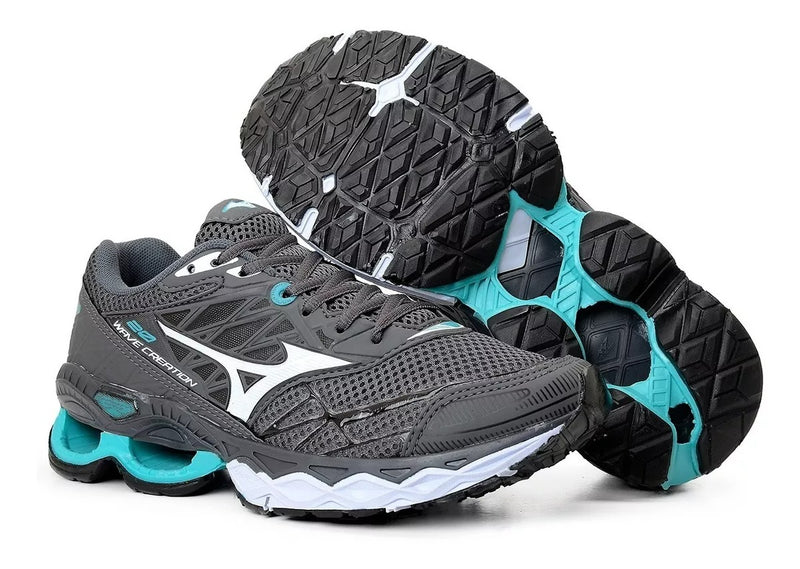 Mizuno Wave Creation 20 – Grafite/Limão