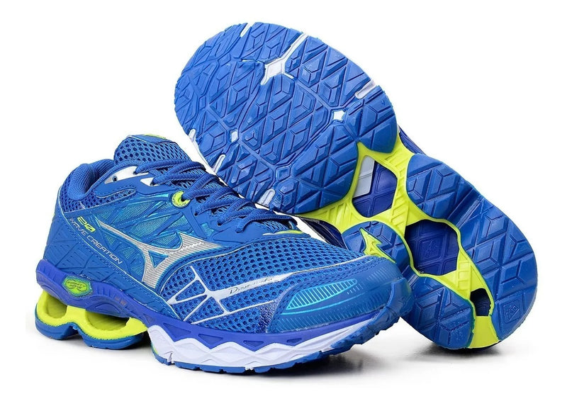 Mizuno Wave Creation 20 – Azul/Limão